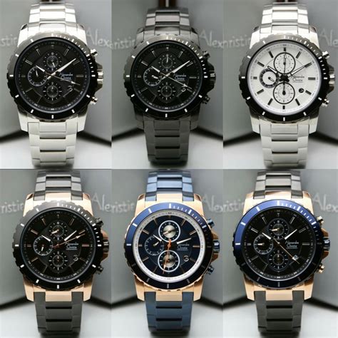 Jual Jam Tangan Pria Alexandre Christie Ac Ac Black Series