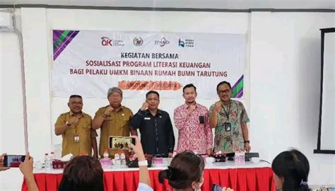 Sekda Kabupaten Tapanuli Utara Membuka Sosialisasi Literasi Keuangan