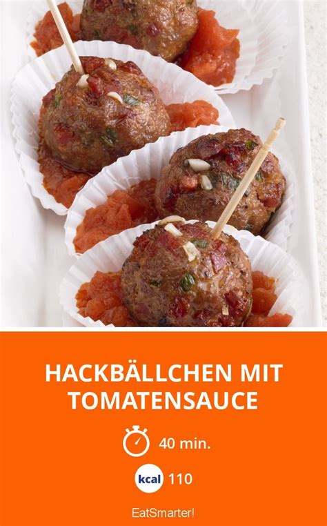 Hackbällchen in Tomatensauce Low Carb Rezept Gefüllte