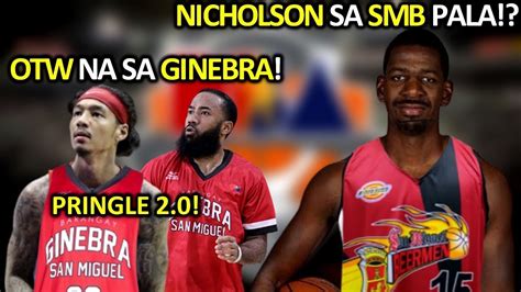 Pba Updates I Bagong Guardya Sa Ginebra Pringle O I Nicholson Sa