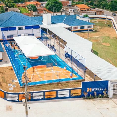Escola Municipal Marly Cid Almeida De Abreu - Revitalização de escolas municipais em Nancilândia e Apolo são ...