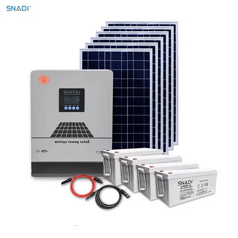 5kw Inverter 6 17kwh Off Grid Home Solar Power Pv System