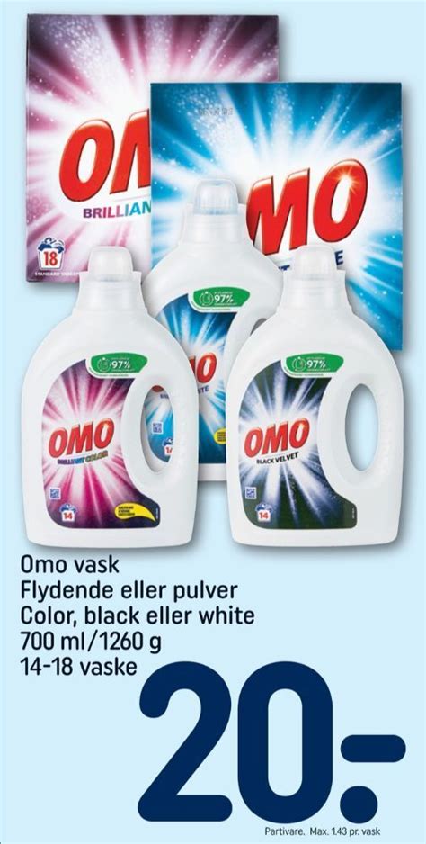 Omo Vaskemiddel Flydende Tilbud Hos Rema