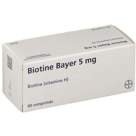 BIOTINE 5MG Comprimés boite de 60 Pharmacie de la Poste