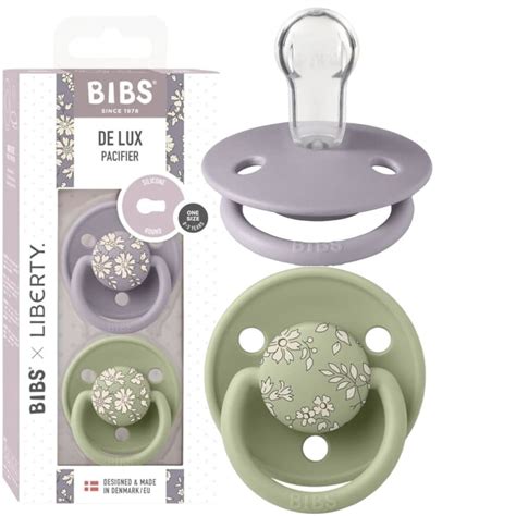 Bibs Liberty De Lux Smoczek Uspokajaj Cy Silikonowy Pack Capel Sage