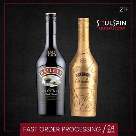 Jual Baileys Original Irish Cream Ml Baileys Chocolat Luxe Ml