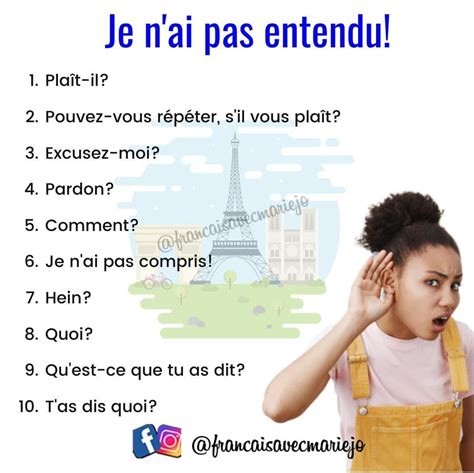 Learn French Online On Instagram Comment Dire Quelqu Un Que Tu N As