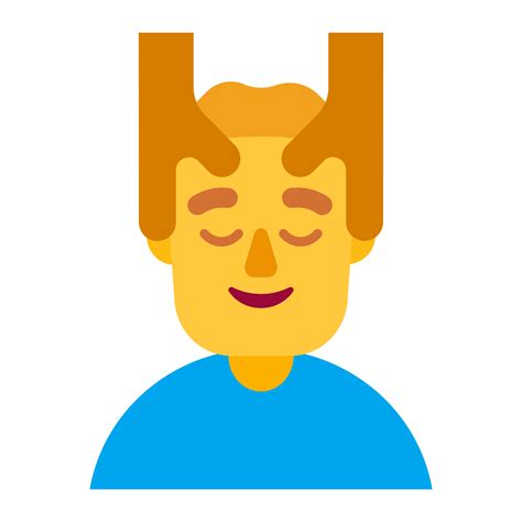 💆‍♂️ 마사지 받는 남자 이모티콘 이미지 다운로드 Hd 애니메이션 이미지 및 벡터 그래픽의 큰 그림 Emojiall