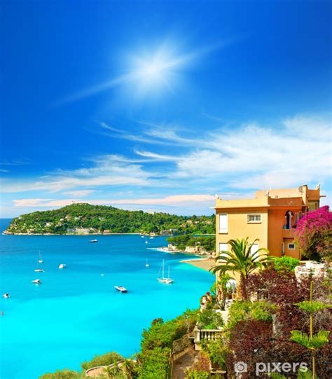 Wall Mural Beautiful Mediterranean Landscape French Riviera Pixersuk