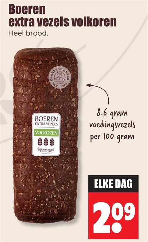 Boeren Extra Vezels Volkoren Aanbieding Bij Dirk