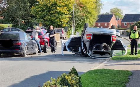 Couple In 80s Rushed To Hospital After Car Overturns In Devizes Street