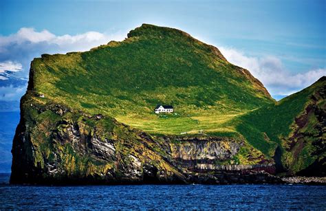 The House on Elliðaey Island, Iceland