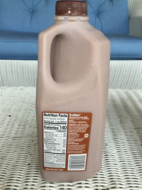 Trumoo Chocolate Milk Carton Nutrition Facts Bios Pics