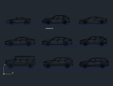 Car Side Views Dwg Arkipedia En