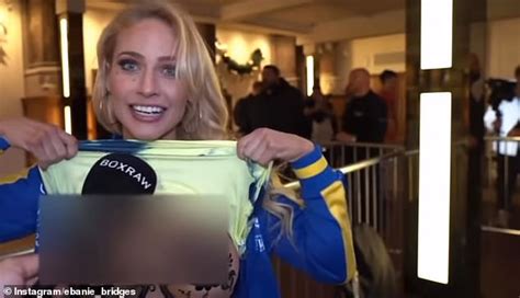 Australian Boxer Ebanie Bridges Leaves Reporter Gobsmacked By Flashing