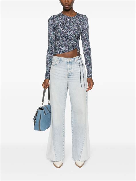 7 For All Mankind Zoey Wide Leg Jeans Farfetch