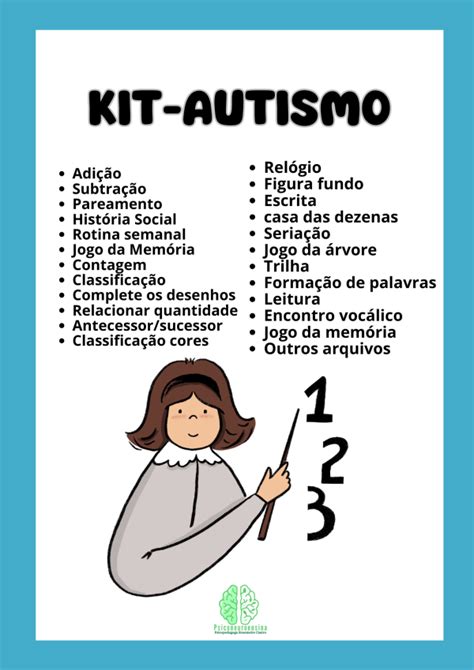 KIT AUTISMO Várias atividades Portal Neuro Ensino