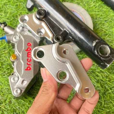 Jual BREKET PANGKON DUDUKAN KALIPER AXIAL BREMBO 4P NINJA RR 300