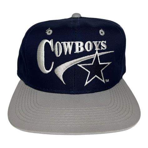 Vintage Vintage Dallas Cowboys SnapBack Hat Cap Spell Out Embroidery ...