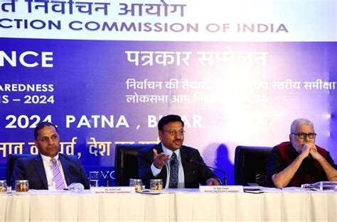 Chief Election Commissioner Of India Rajiv Kumar Addresses A Press