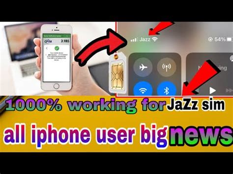 Non Pta Iphone Sim Working Trick For JAZZ How To Use Sim Innon Pta