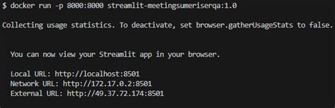 Streamlit-App on Azure Web App for Container (with Docker) gives just a ...