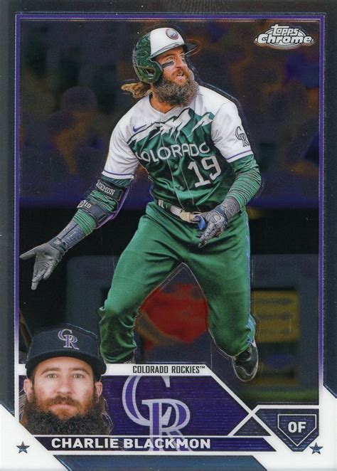 Topps Chrome Charlie Blackmon Trading Card Database