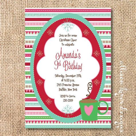 Hot Cocoa Printable Invitation Etsy Printable Invitations Hot Cocoa Printable Invitations