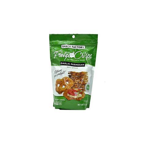 Pretzel Crisp Garlic Parmesan 204g