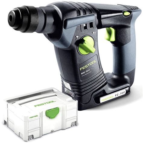 Festool Bhc Li Basic V Li Ion Cordless Brushless Rotary Hammer