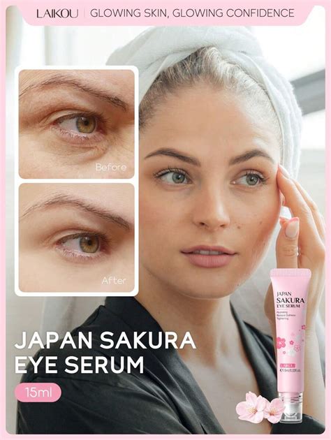 Ml Lightening Dark Circles Laikou Japan Sakura Eye Serum Anti Aging