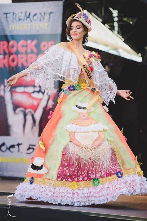 Carmen Iglesias Lopez Miss Grand Ecuador 2016 In National Costume