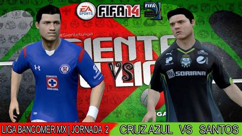 Fifa Cruz Azul Vs Santos Jornada Liga Mx Youtube