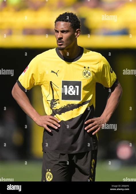 Dortmund Sébastien Haller De Borussia Dortmund Pendant Le Match De