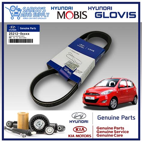 Genuine Fan Belt V Belt For Hyundai I Cc Gas Original