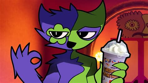 The Jester Try To Drink Grimace Shake Garten Of Banban Animation