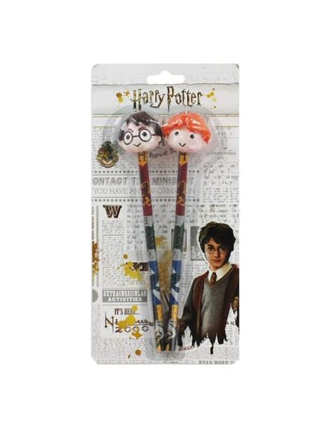 SET LAPICES GRAFITO HARRY RON HARRY POTTER Galdur