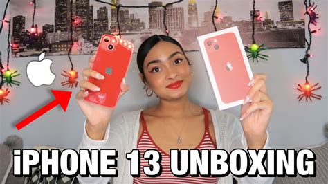 IPHONE 13 RED UNBOXING FIRST IMPRESSIONS YouTube