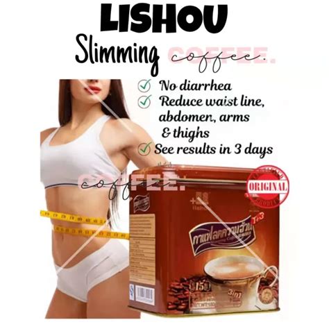 Lishou Coffee Thai Slimming Coffee Can Sachets Original Lazada Ph