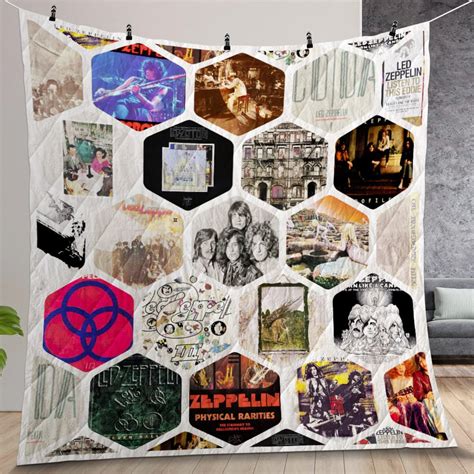 Led Zeppelin Album Covers Quilt For Fan Gift Idea - Anaslady.com