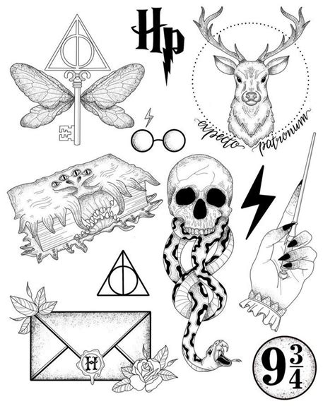 Harry Potter Inspired Tattoos And Drawings