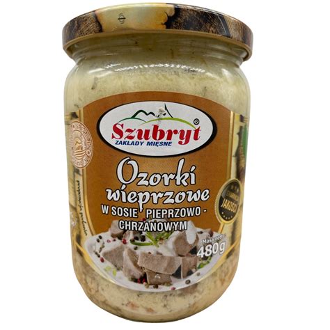 Ozorki Wieprzowe W Sosie Pieprzowo Chrzanowym Szubryt Zdrowe Produkty