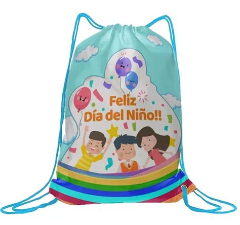 100 Morralitos Dulceros Personalizados Dia Del Niño regalo Envío gratis