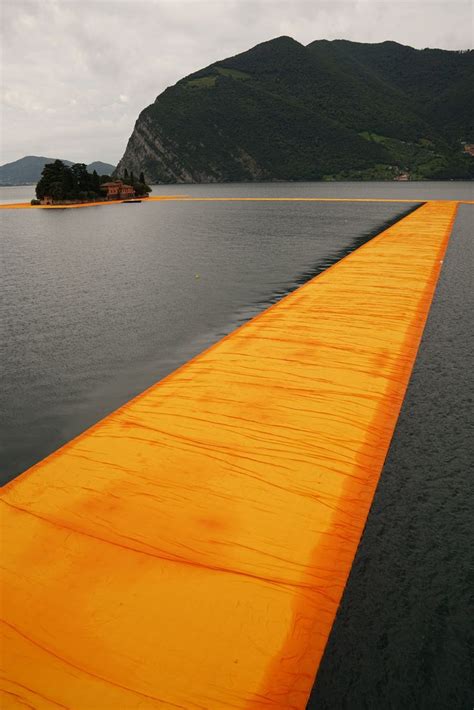 The Floating Piers Project By Christo Features Bright Orange Pathways