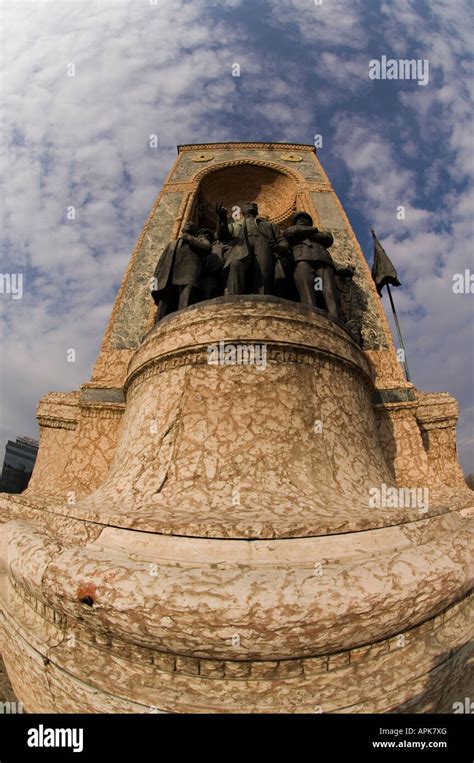 Monument Of The Republic Cumhuriyet An T In Taksim Square Istanbul