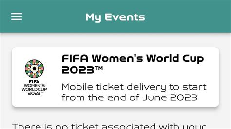 Using the Mobile Tickets App for 2023 World Cup | The World Cup Guide