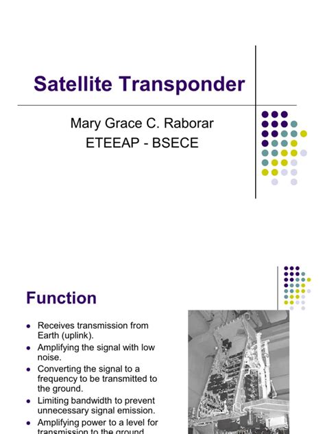 Satellite Transponder | PDF