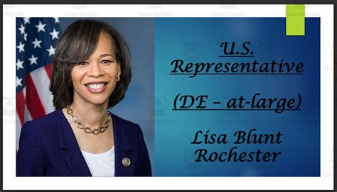 U.S. Representative Lisa Blunt Rochester (DE) BIO PPT by Teach Simple