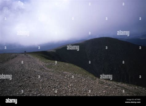 Helvellyn Summit, Cumbria, England Stock Photo - Alamy