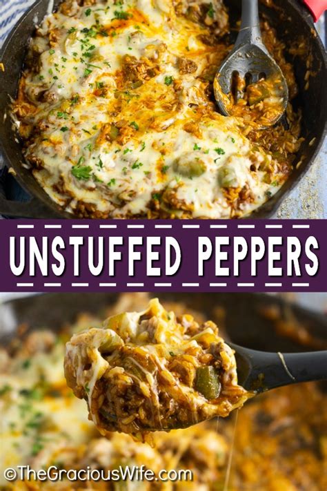 Unstuffed Peppers Recipe Quick And Easy 30 Minute Meal